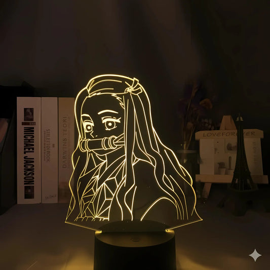 DEMON SLAYER: NEZUKO KAMADO ANIME LED LAMP (MULTICOLOR)