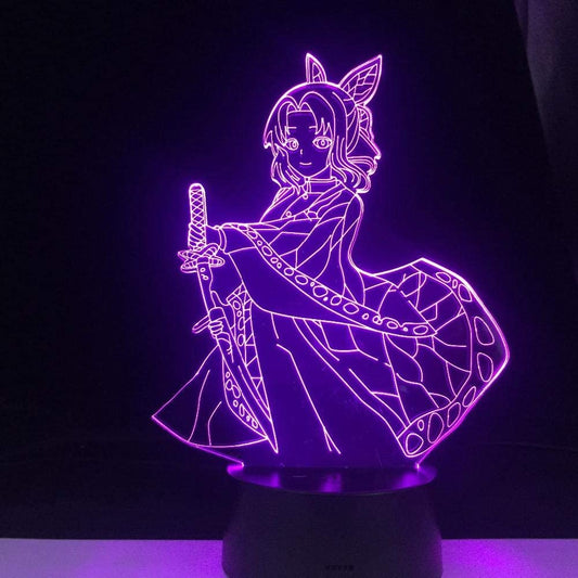 DEMON SLAYER: SHINOBU KOCHO ANIME LED LAMP (MULTICOLOR)