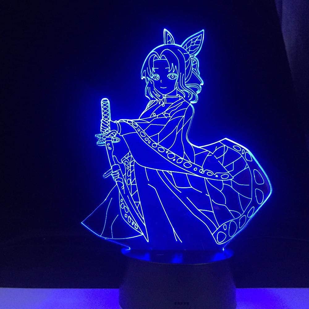DEMON SLAYER: SHINOBU KOCHO ANIME LED LAMP (MULTICOLOR)