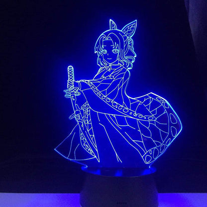 DEMON SLAYER: SHINOBU KOCHO ANIME LED LAMP (MULTICOLOR)