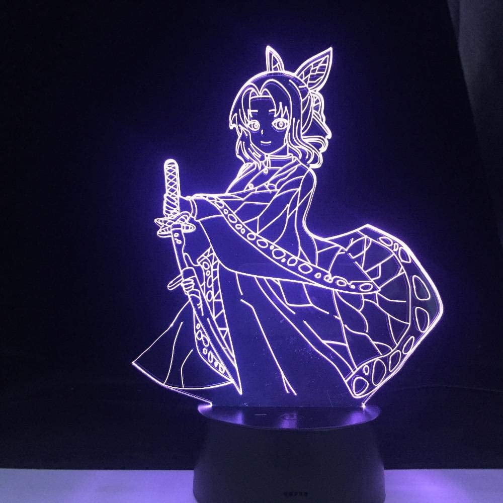 DEMON SLAYER: SHINOBU KOCHO ANIME LED LAMP (MULTICOLOR)