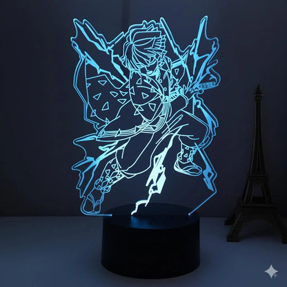 DEMON SLAYER: ZENITSU AGATSUMA ANIME LED LAMP (MULTICOLOR)