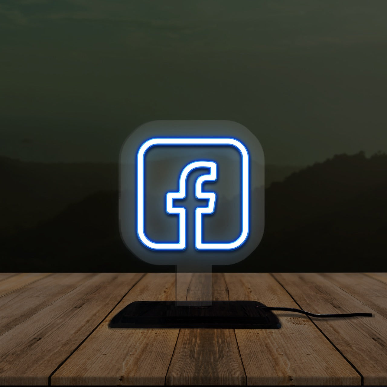 FACEBOOK NEON LED