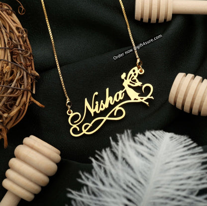 FAIRYTALE STYLE NAME NECKLACE