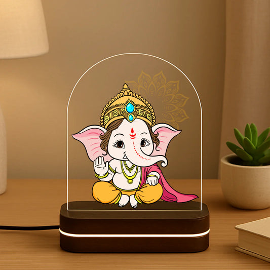 LORD GANESHA ACRYLIC LED LAMP