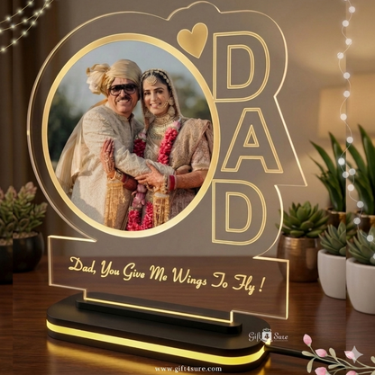 DAD ACRYLIC LED LAMP