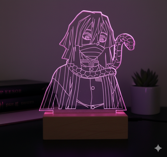 DEMON SLAYER: OBNAI IGURO ANIME LED LAMP (MULTICOLOR)