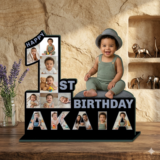 BABY WOODEN CUTOUT STANDY