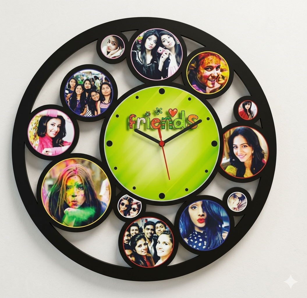 FRIENDS WALL CLOCK