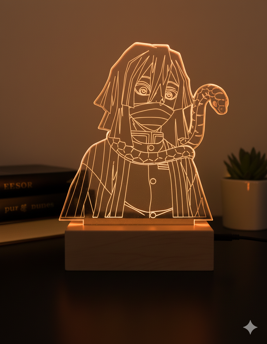 DEMON SLAYER: OBNAI IGURO ANIME LED LAMP (MULTICOLOR)