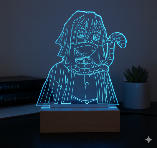 DEMON SLAYER: OBNAI IGURO ANIME LED LAMP (MULTICOLOR)