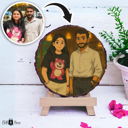 GHIBLI ART - NATURAL WOOD FRAME