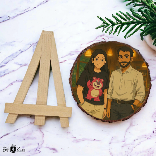 GHIBLI ART - NATURAL WOOD FRAME