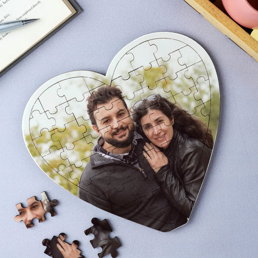 HEART PUZZLE PHOTO FRAME