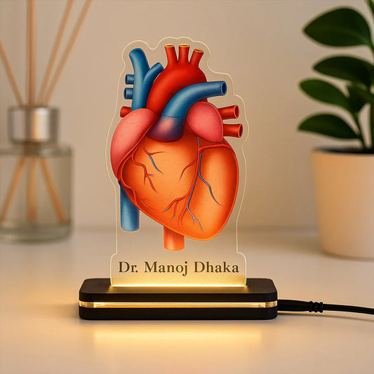 PERSONALISED CARDIOLOGIST DOCTOR LED LAMP