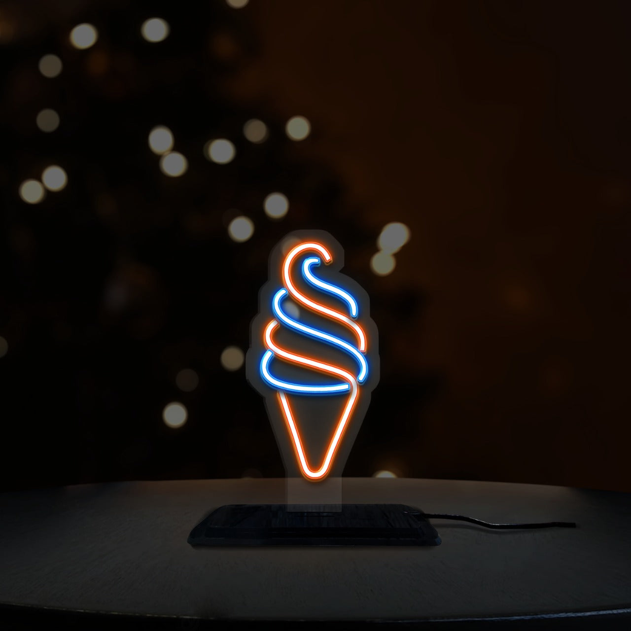 ICE CREAM CONE NEON LED