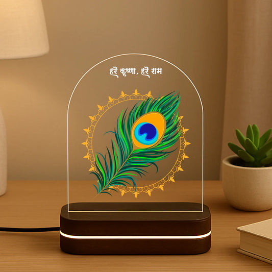 KRISHNA (MOR PANKH) ACRYLIC LED LAMP