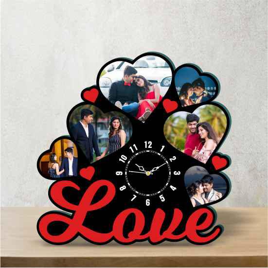 LOVE THEME TABLE CLOCK