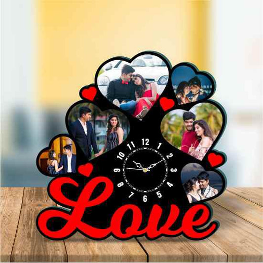 LOVE THEME TABLE CLOCK