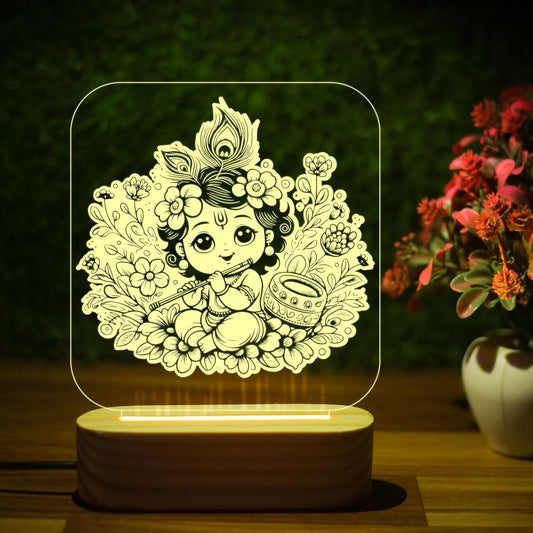 BAAL KRISHNA ACRYLIC LED LAMP