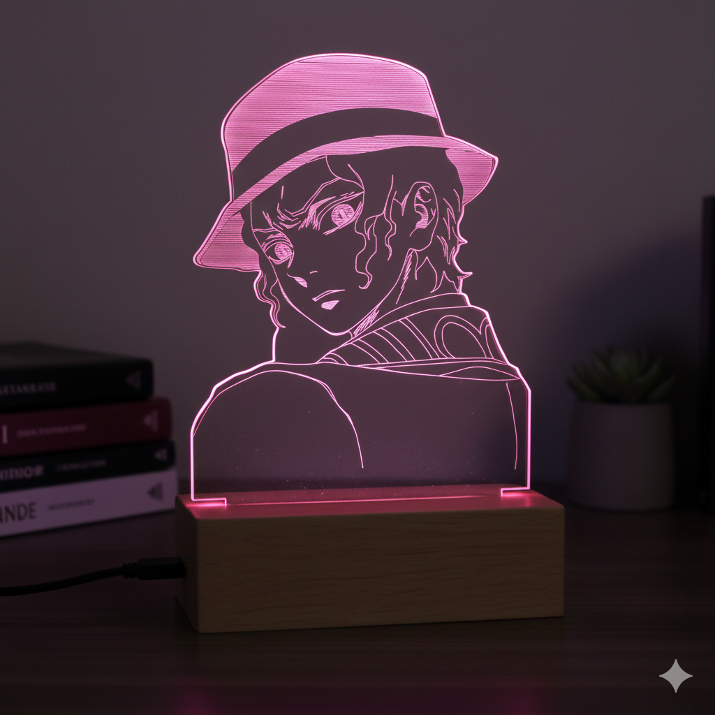 DEMON SLAYER: MUZAN KIBUTSUJI ANIME LED LAMP (MULTICOLOR)
