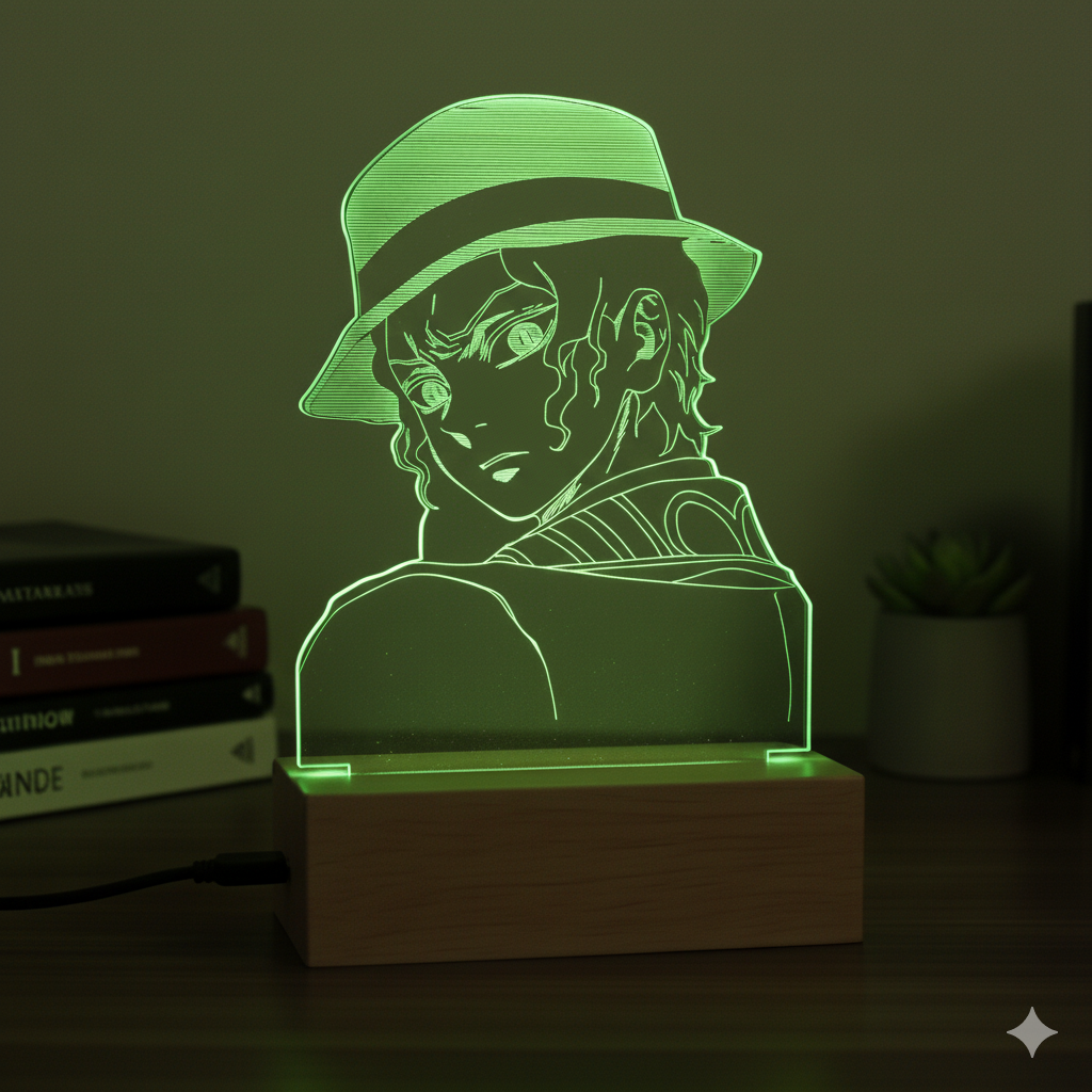DEMON SLAYER: MUZAN KIBUTSUJI ANIME LED LAMP (MULTICOLOR)