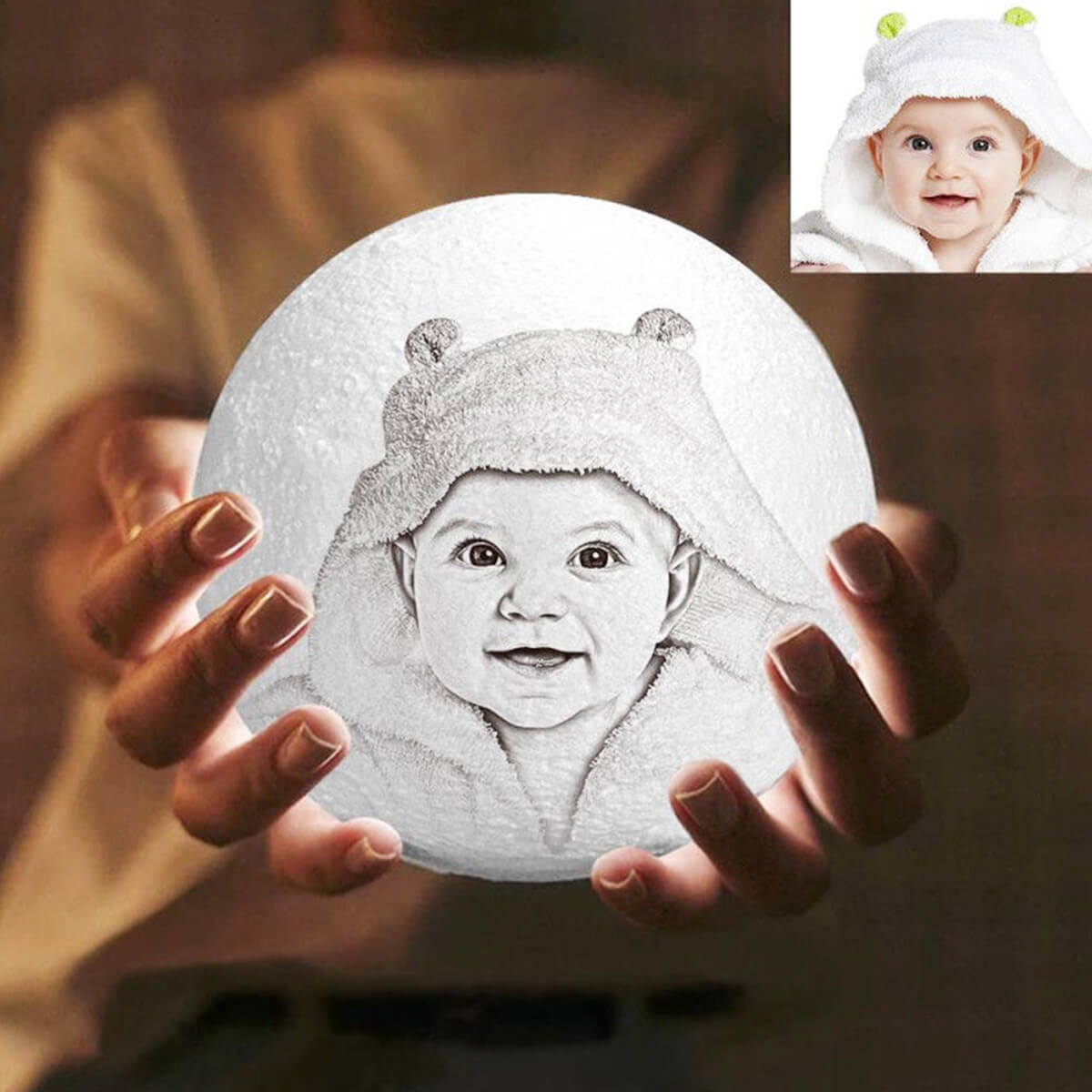 BABY 3D MOON LAMP