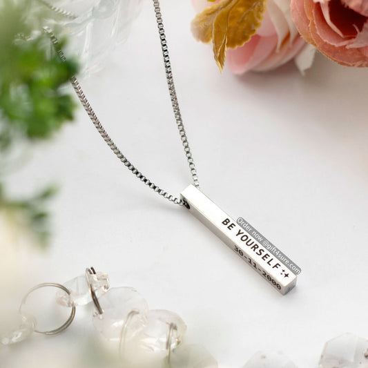 SILVER – BAR PENDENT