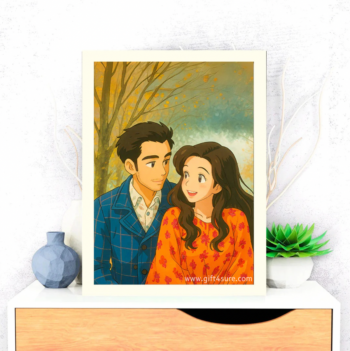 🎁 CUSTOMISED GHIBLI ART STYLE FRAMES (100% off)