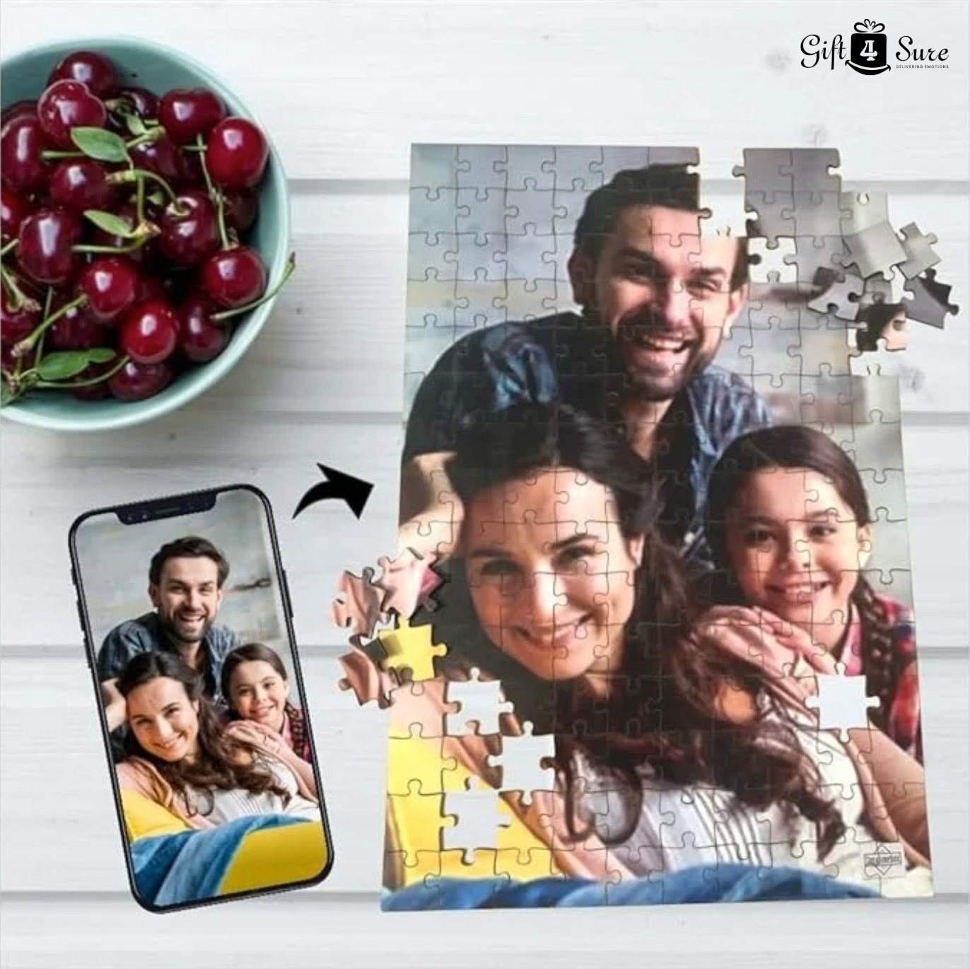 ACRYLIC ZIG-SAW PUZZLE PHOTO FRAME