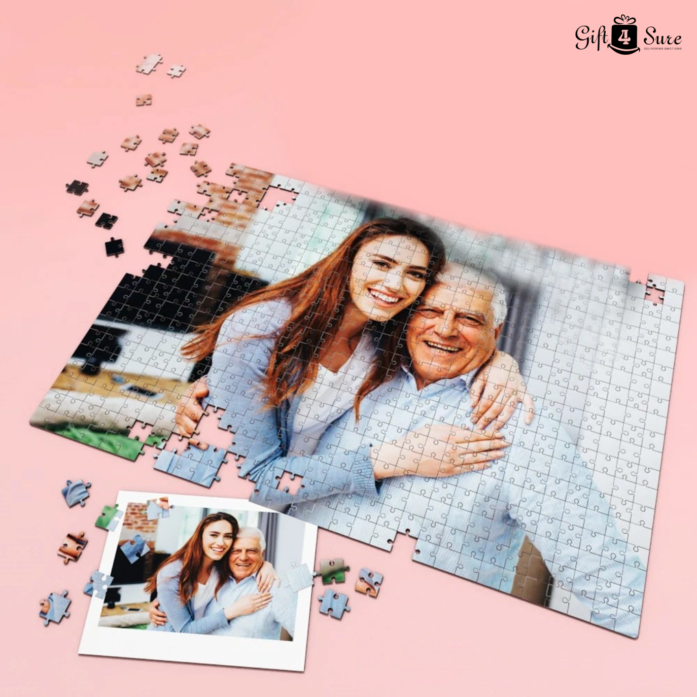 ACRYLIC ZIG-SAW PUZZLE PHOTO FRAME