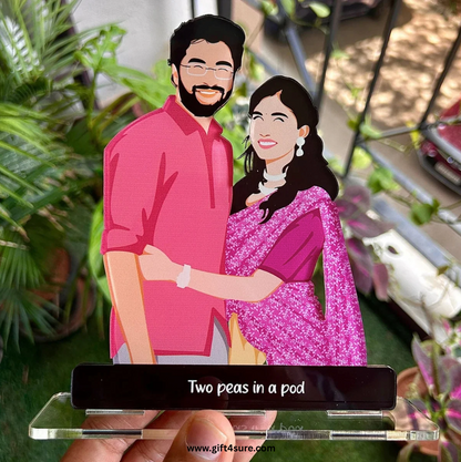 ACRYLIC ILLUSTRATED PHOTO STANDY-2