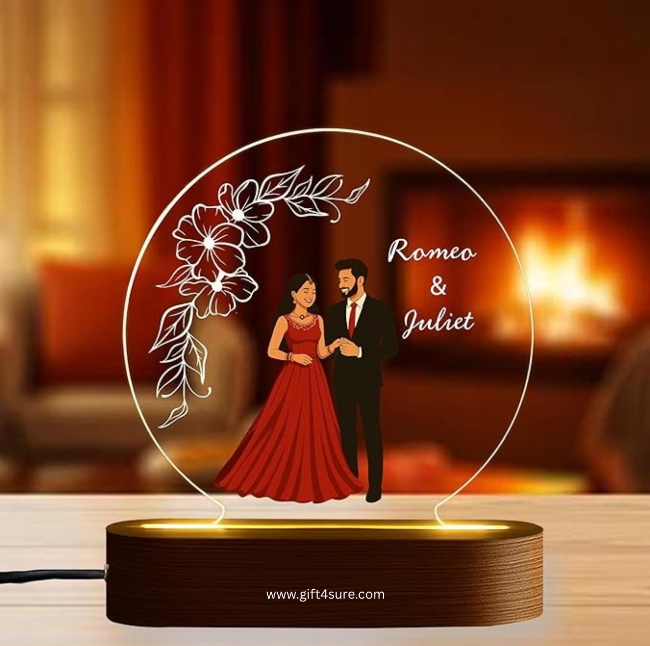 CUSTOMISED ACRYLIC CIRCLE LAMP- 4