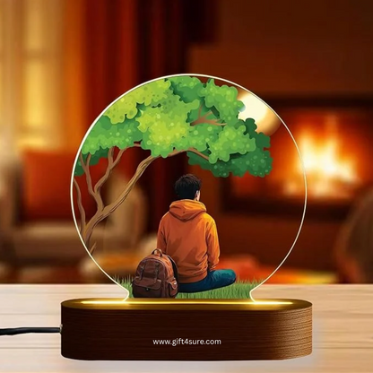 CUSTOMISED ACRYLIC CIRCLE LAMP- 5