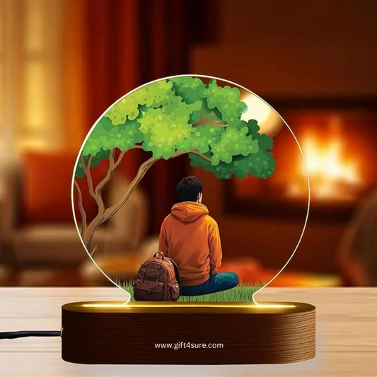 CUSTOMISED ACRYLIC CIRCLE LAMP- 5