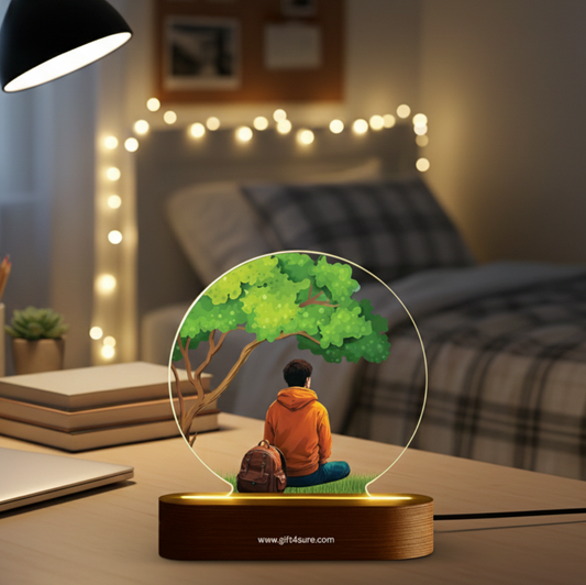 CUSTOMISED ACRYLIC CIRCLE LAMP- 5