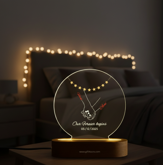 CUSTOMISED ACRYLIC CIRCLE LAMP- 7