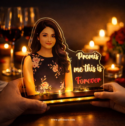PERSONALISED ACRYLIC PHOTO LAMP- 1