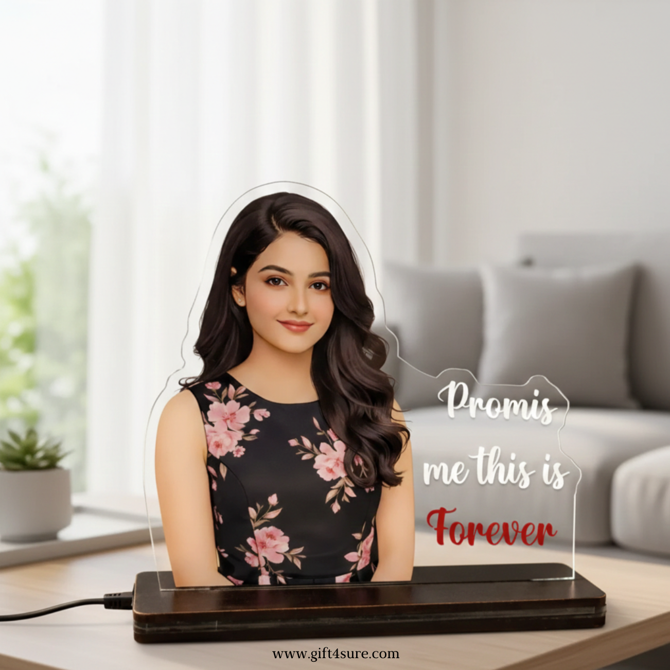 PERSONALISED ACRYLIC PHOTO LAMP- 1