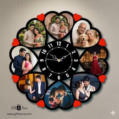 HEART WALL CLOCK