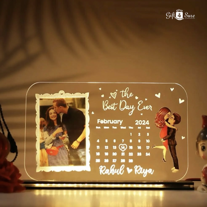 BEST DAY EVER LOVE ACRYLIC LAMP