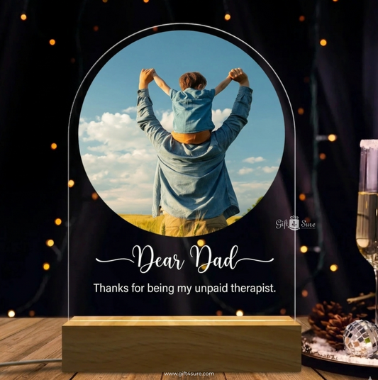 DEAR DAD ACRYLIC LED LAMP