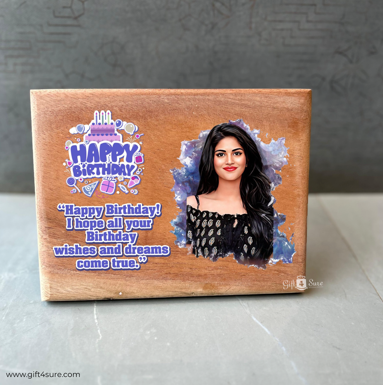 WOODEN ARTISTIC PHOTO FRAME - 1