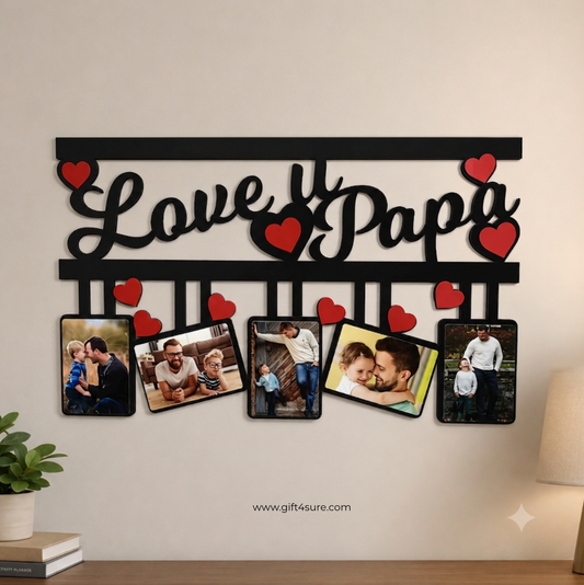 LOVE U PAPA PHOTO COLAGE