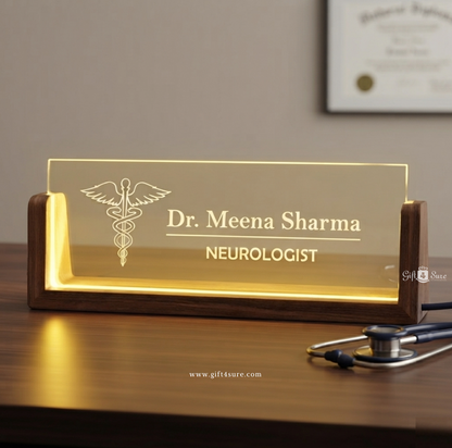 DOCTOR'S DESK LED NAMEPLATE