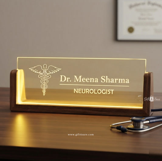 DOCTOR'S DESK LED NAMEPLATE