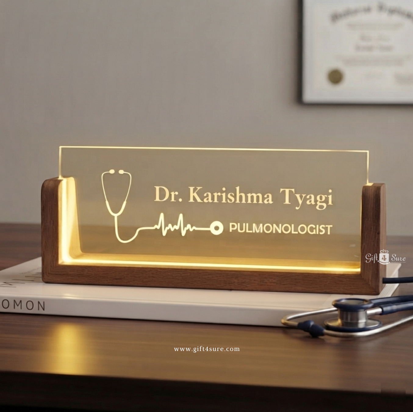 DOCTOR'S DESK LED NAMEPLATE