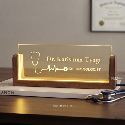 DOCTOR'S DESK LED NAMEPLATE