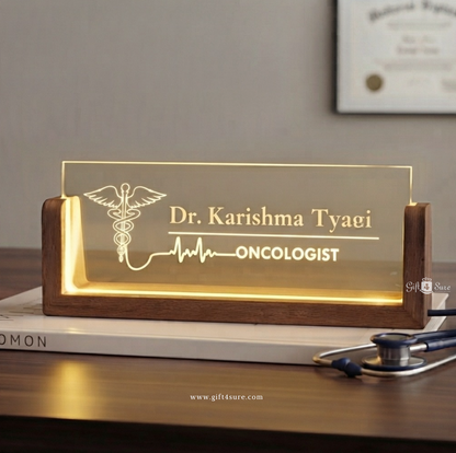 DOCTOR'S DESK LED NAMEPLATE