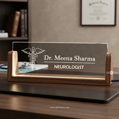 DOCTOR'S DESK LED NAMEPLATE